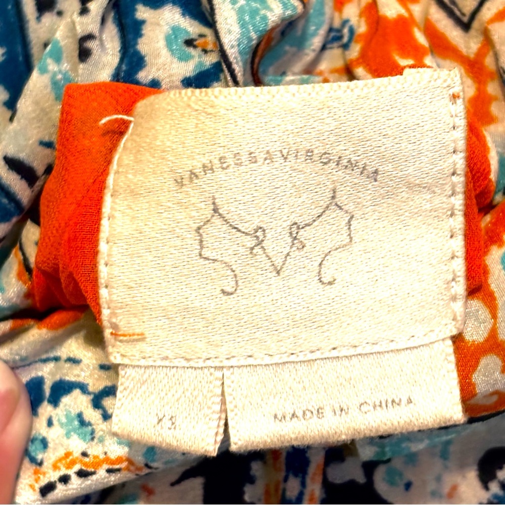Anthropologie Vanessa Virginia Palme Silk Maxi Skirt - Picture 7 of 9